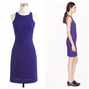 J. Crew Cutaway Crepe Dress (00)